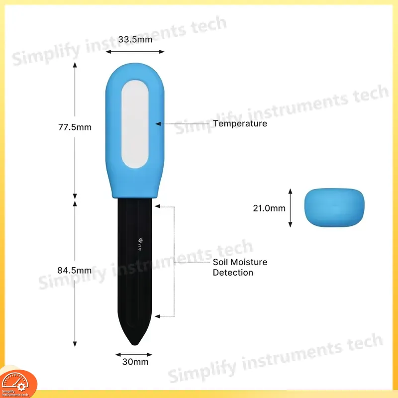 Smart Garden Monitoring System - Smart Soil Moisture Temperature Sensor WiFi