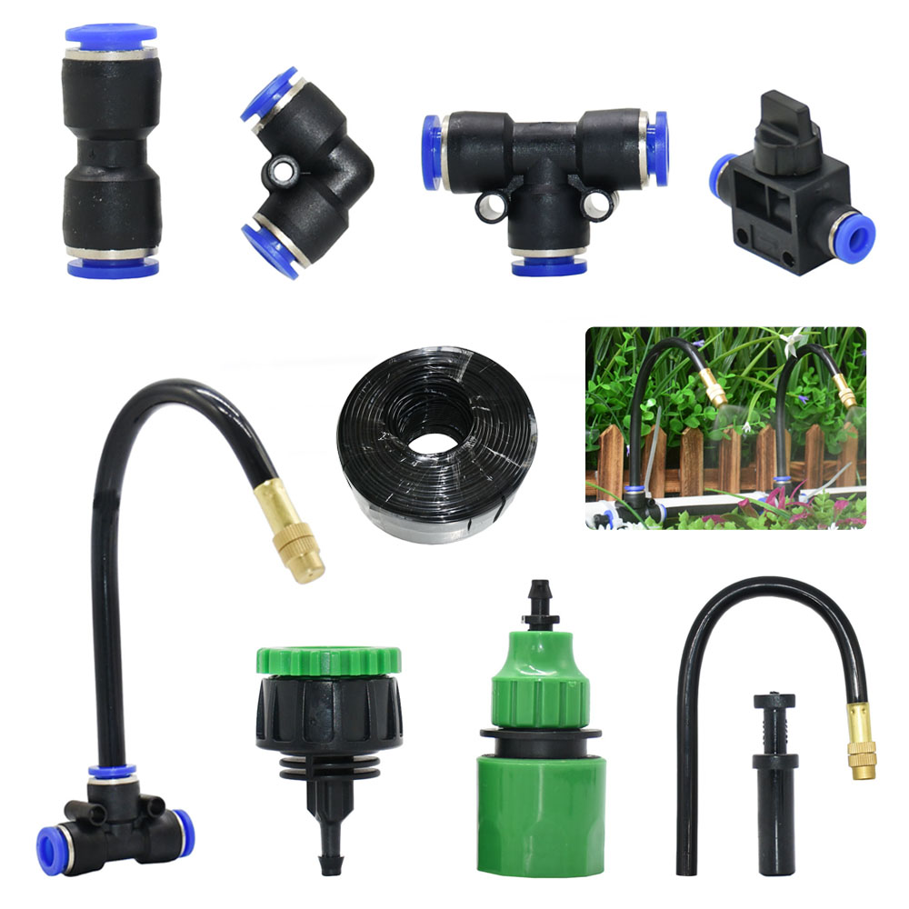 Smart Garden Sprinkler System - Outdoor Misting Cooling System Brass Mist