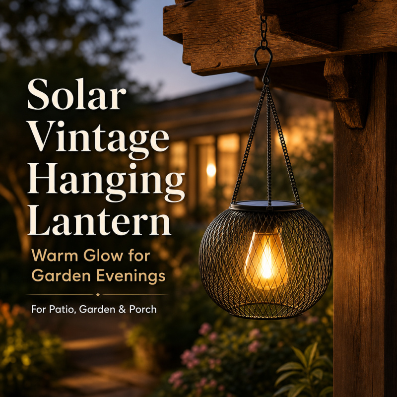 Smart Garden Solar - Solar Powered LED Hanging Floor Lamp