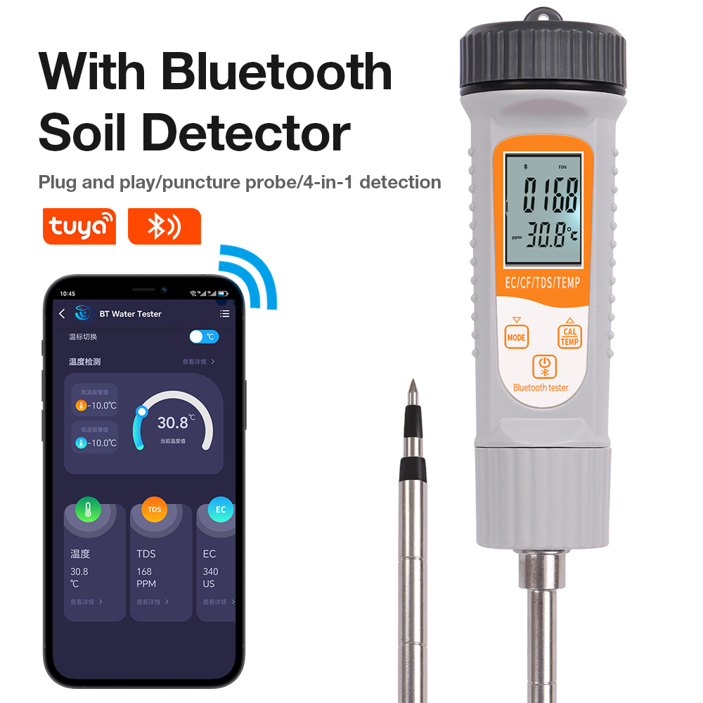 Smart Garden Nutrients - Soil Tester EC/TDS/CF/Temp 4 in 1