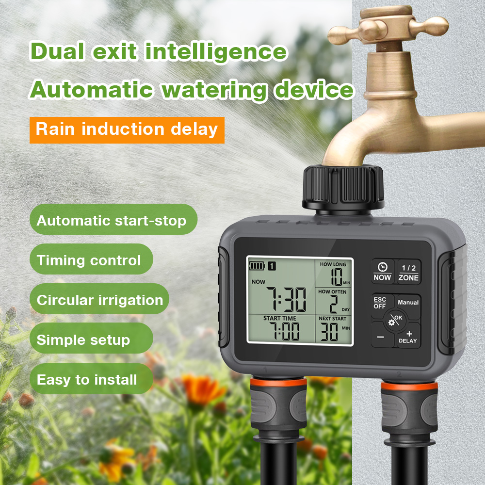 Smart Garden Monitoring System - 1/2/3-Outlets Automatic Water Timer Smart Irrigation