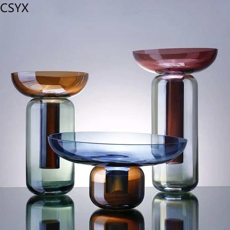 Hydroponic Grow Pod - Gradient Colored Detachable Glass Vase Hydroponic