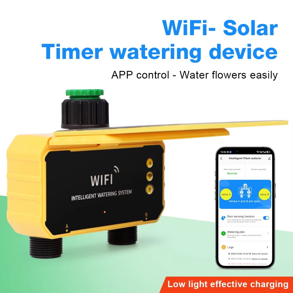 1/2 Outlets WIFI Solar Irrigat - огляд і ціна Smart Garden Monitoring System