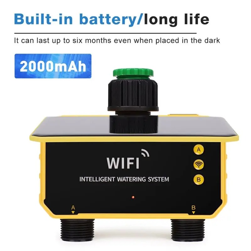 1/2 Outlets WIFI Solar Irrigat - огляд і ціна Smart Garden Monitoring System