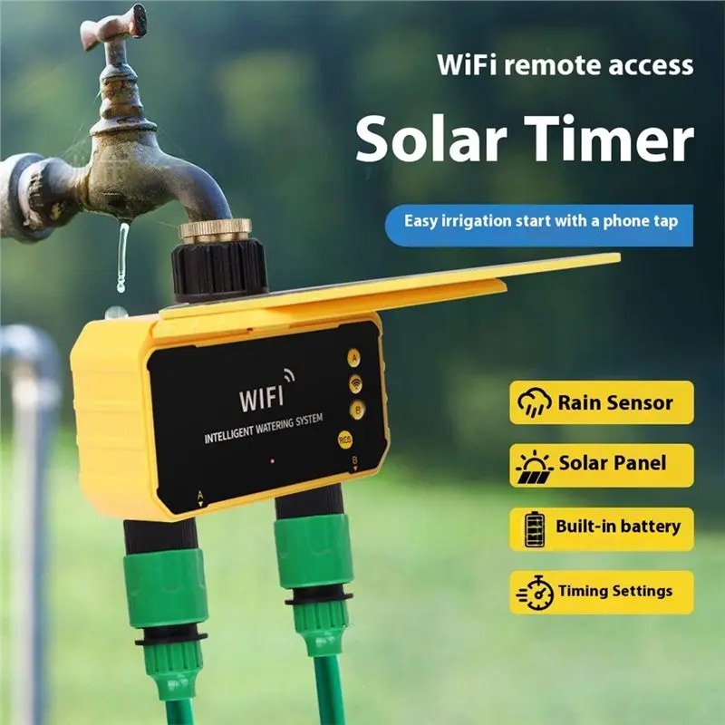 1/2 Outlets WIFI Solar Irrigat - огляд і ціна Smart Garden Monitoring System