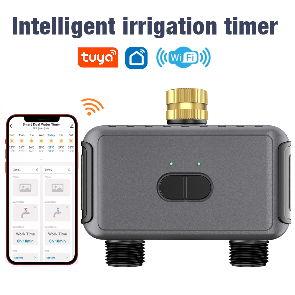 Tuya WiFi Water Timer Smart 2  - огляд і ціна Smart Garden Iot