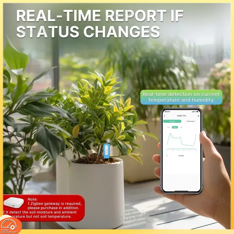 Smart Soil Moisture Temperatur - огляд і ціна Smart Garden Monitoring System