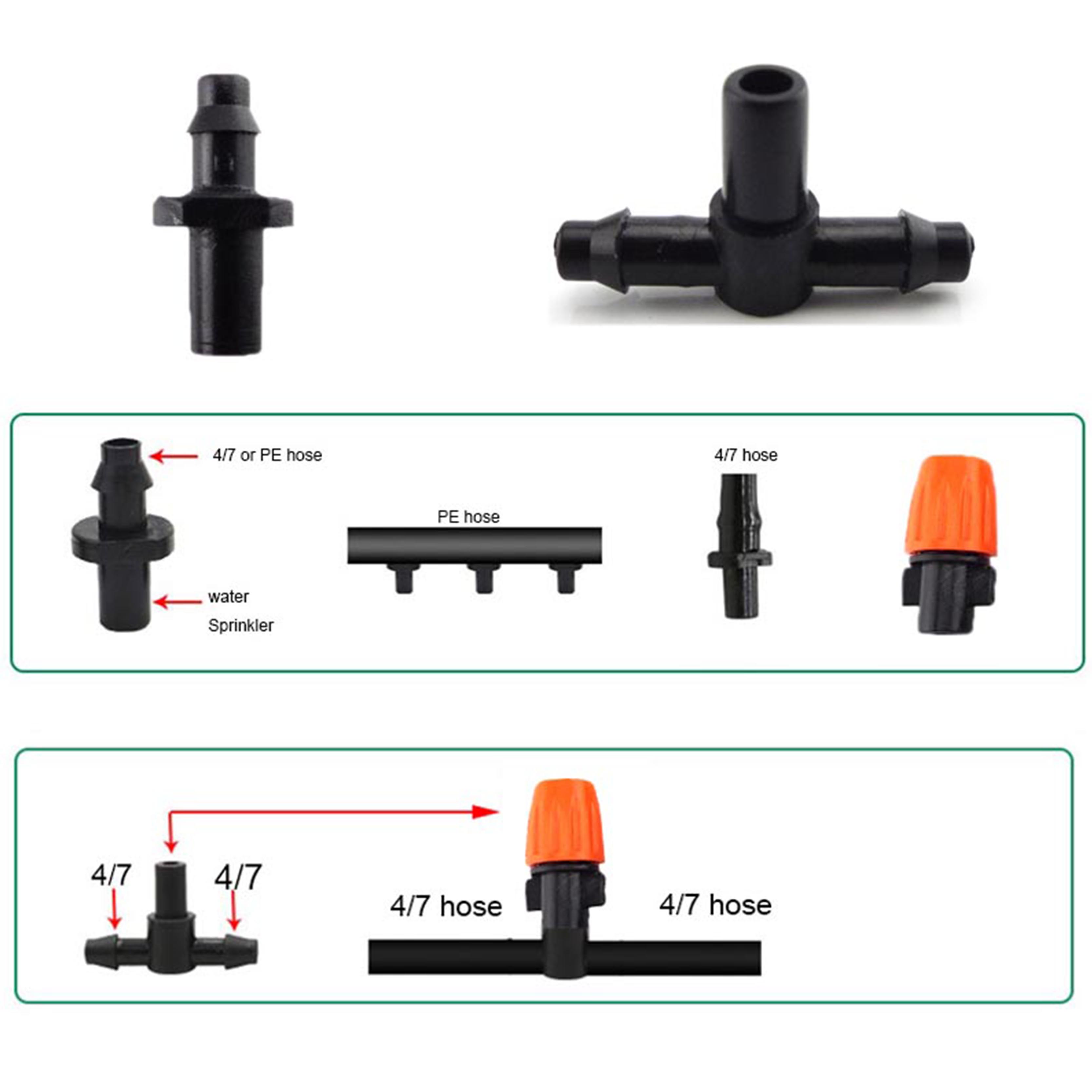 50pcs Garden Drip Irrigation F - огляд і ціна Smart Garden Sprinkler System