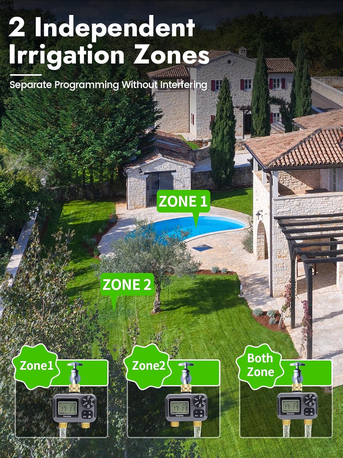 Dual Outlets Smart Irrigation  - огляд і ціна Smart Garden Iot