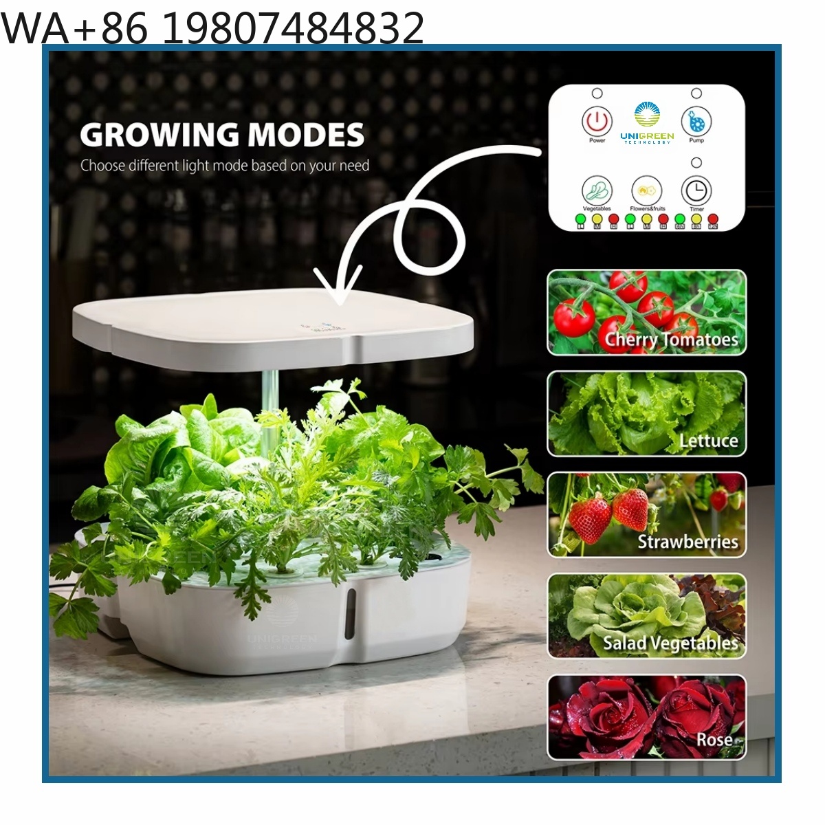 8 Pod  Mini Hydroponic Grow Bo - огляд і ціна Hydroponic Grow Pod