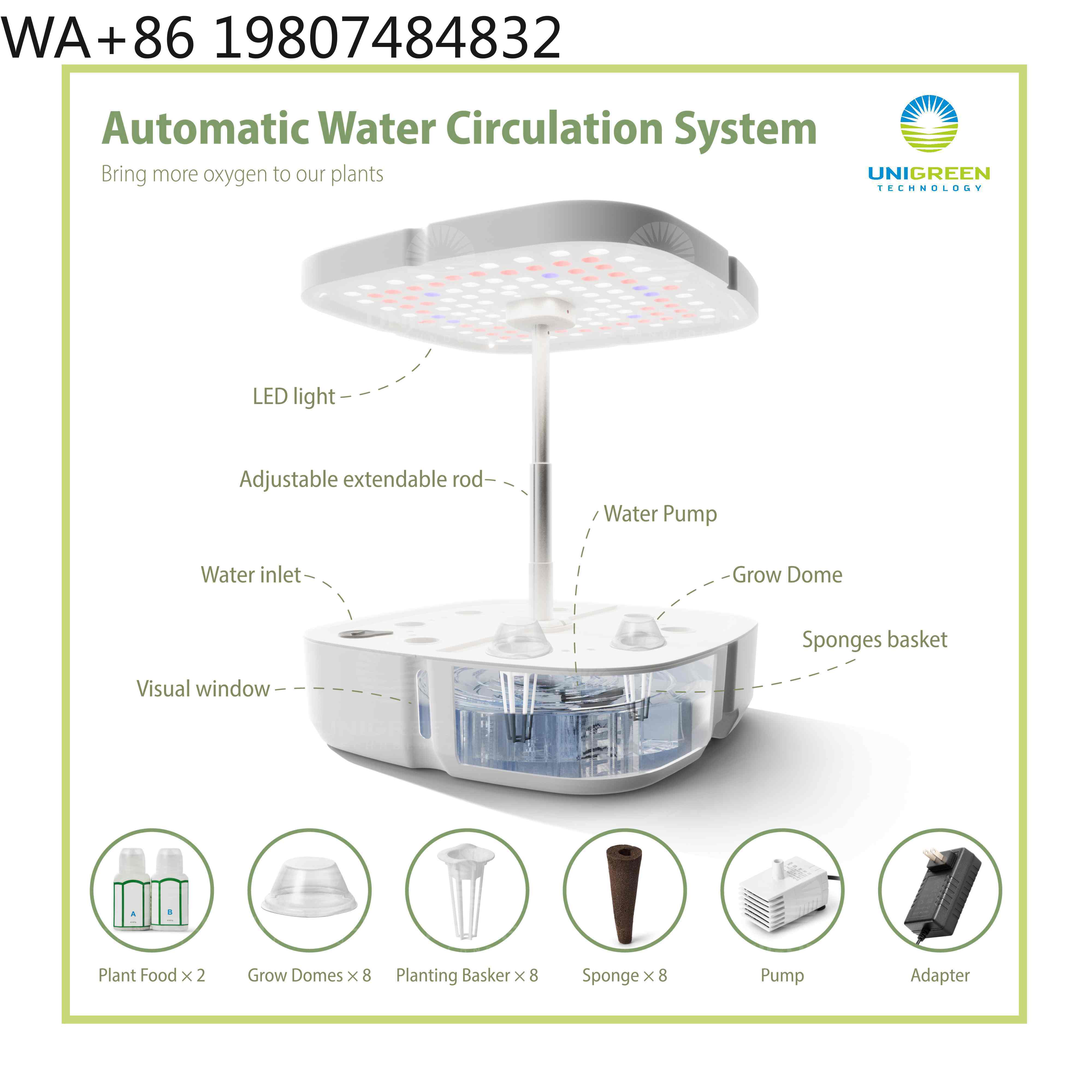 8 Pod  Mini Hydroponic Grow Bo - огляд і ціна Hydroponic Grow Pod