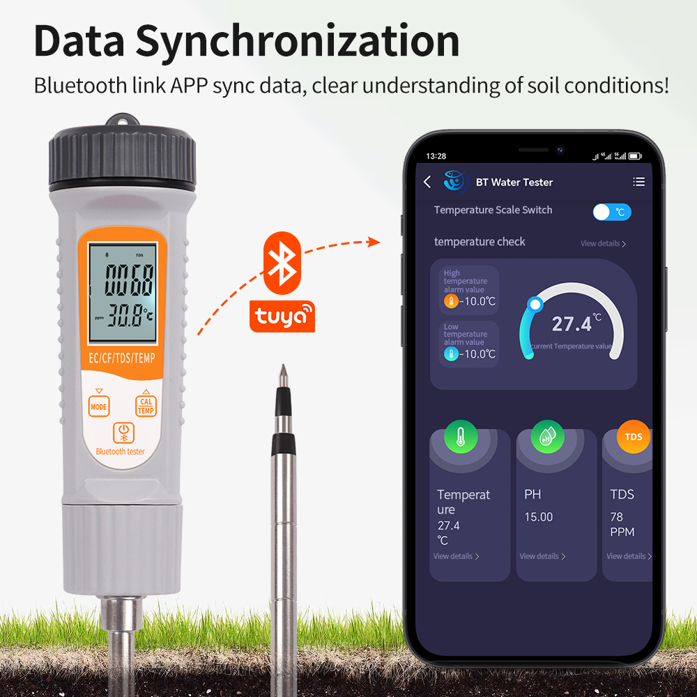 Bluetooth Soil Meter Multifunc - огляд і ціна Smart Garden Nutrients