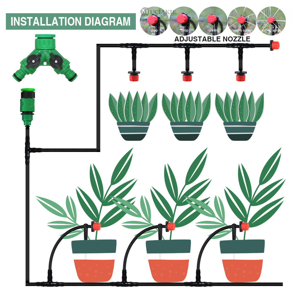 50-5M 1/4'' Hose Adjustable Dr - огляд і ціна Smart Garden Sprinkler System
