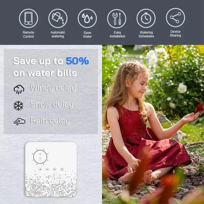 Tuya WiFi Smart Sprinkler Cont - огляд і ціна Smart Garden Devices
