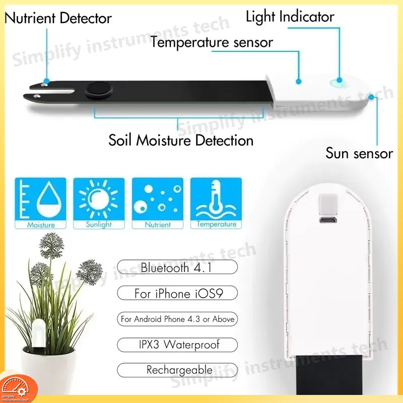Smart Soil Moisture Sensor Tem - огляд і ціна Smart Garden Monitoring System