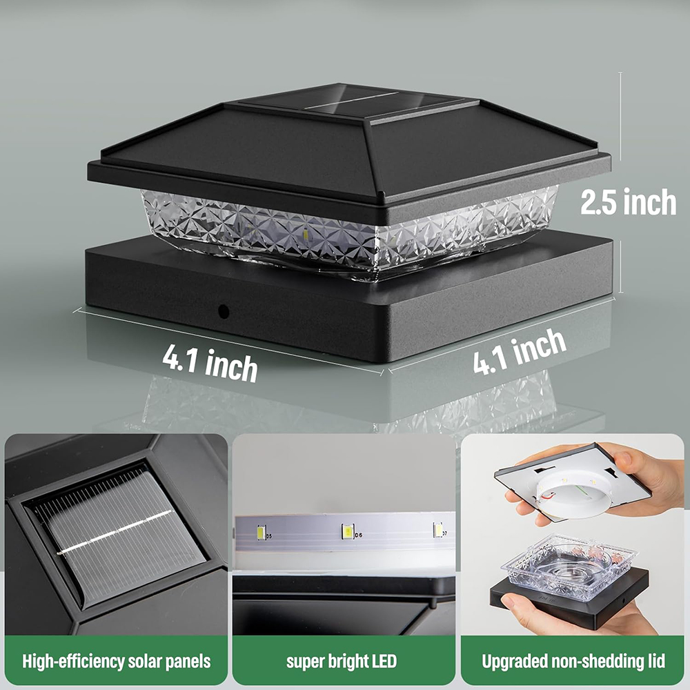 6/12X Outdoor Solar Post Cap L - огляд і ціна Smart Garden Smart Fence