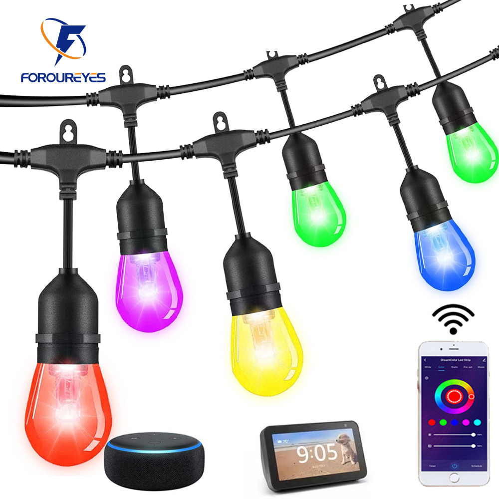 WiFi Tuya Smart RGB LED String - огляд і ціна Smart Garden Led Lights
