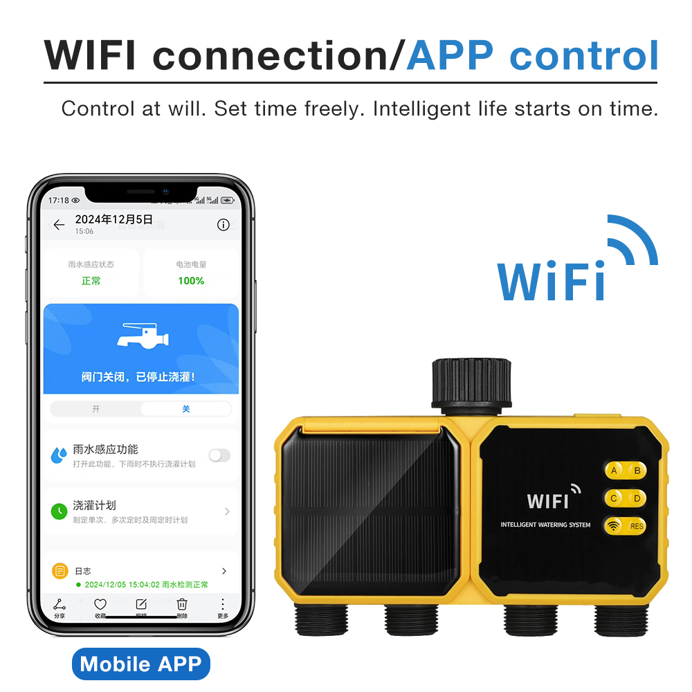 WiFi Solar Irrigation Timer 1/ - огляд і ціна Smart Garden Iot