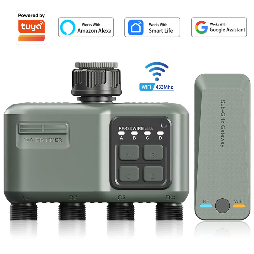 4 Outlet Programmable Water Ti - огляд і ціна Smart Garden Sprinkler System