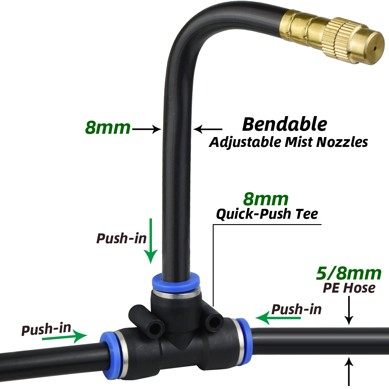 KESLA 5-30M Patio Garden 5/8mm - огляд і ціна Smart Garden Sprinkler System