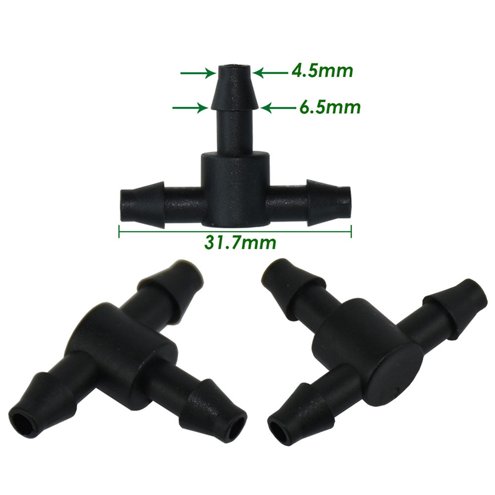 50 Pcs Black 1/4 Inch Barbed T - огляд і ціна Smart Garden Sprinkler System