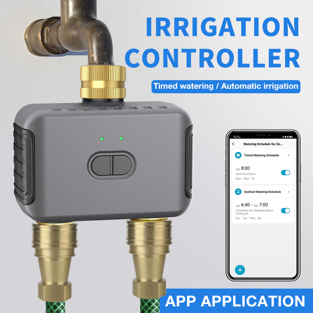 Tuya 2 Zone Watering Timer Gar - огляд і ціна Smart Garden Iot
