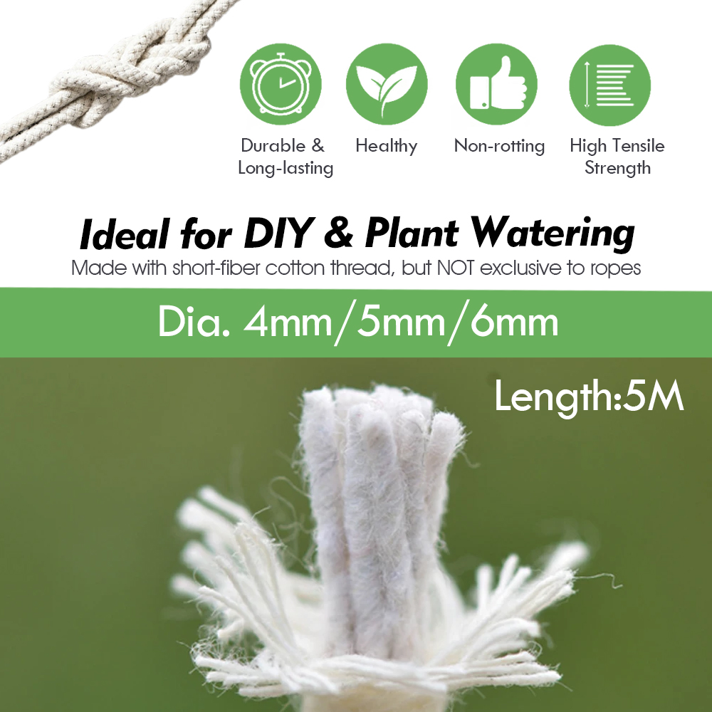 4/5/6mm Self Watering Cotton W - огляд і ціна Smart Garden Sprinkler System